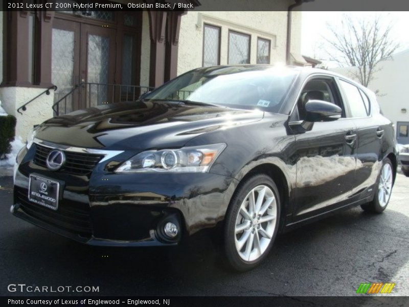 Obsidian Black / Black 2012 Lexus CT 200h Hybrid Premium