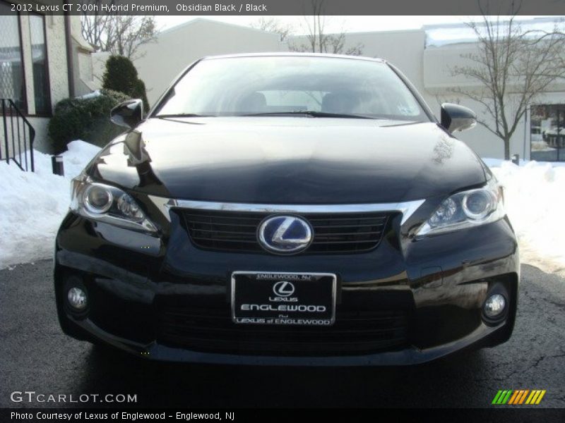 Obsidian Black / Black 2012 Lexus CT 200h Hybrid Premium