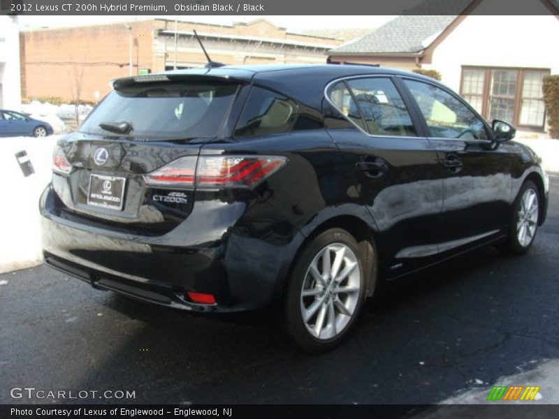 Obsidian Black / Black 2012 Lexus CT 200h Hybrid Premium
