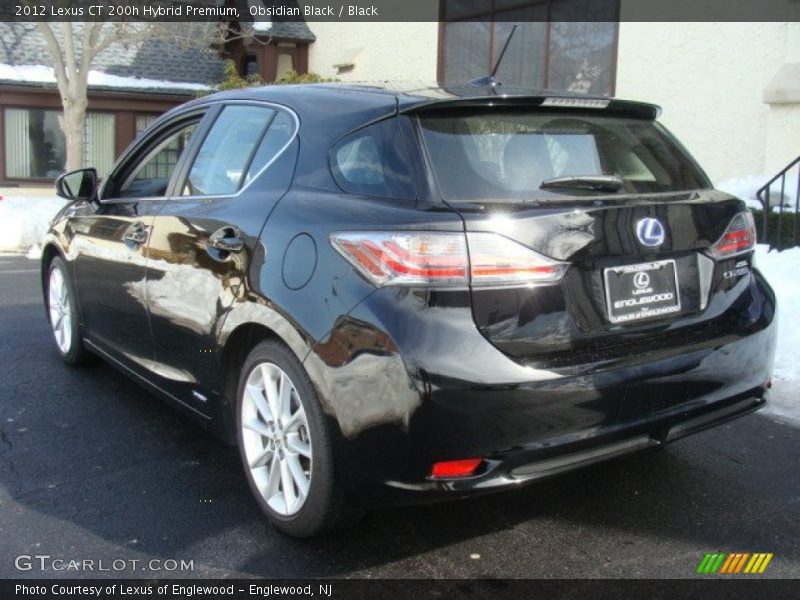 Obsidian Black / Black 2012 Lexus CT 200h Hybrid Premium
