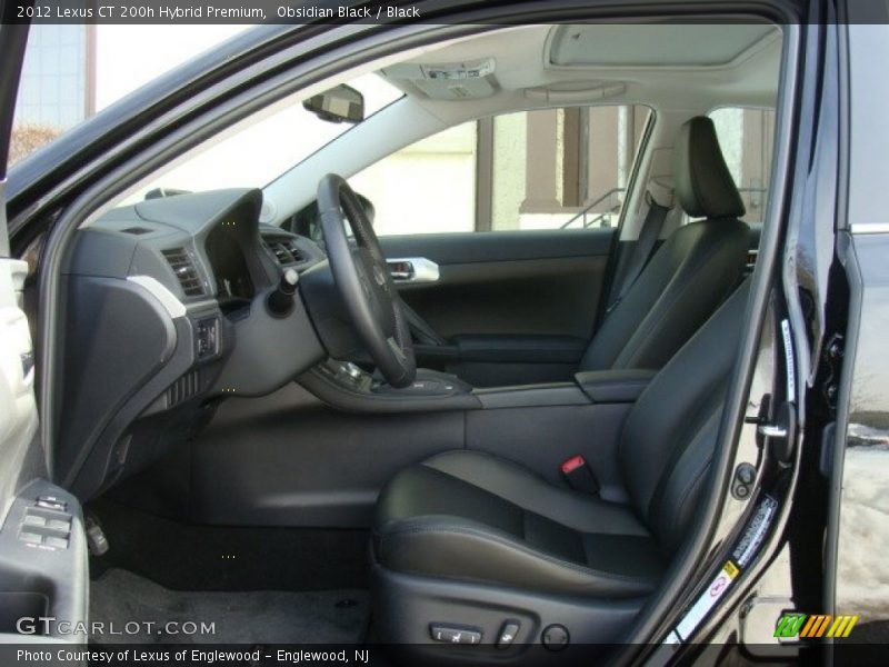 Obsidian Black / Black 2012 Lexus CT 200h Hybrid Premium