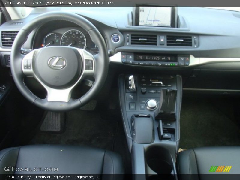 Obsidian Black / Black 2012 Lexus CT 200h Hybrid Premium