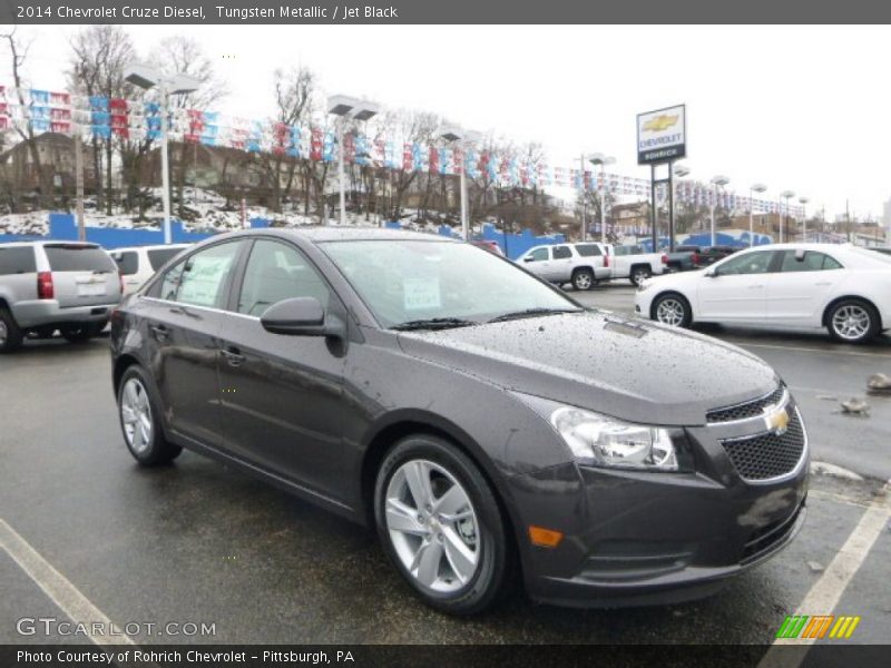 Tungsten Metallic / Jet Black 2014 Chevrolet Cruze Diesel