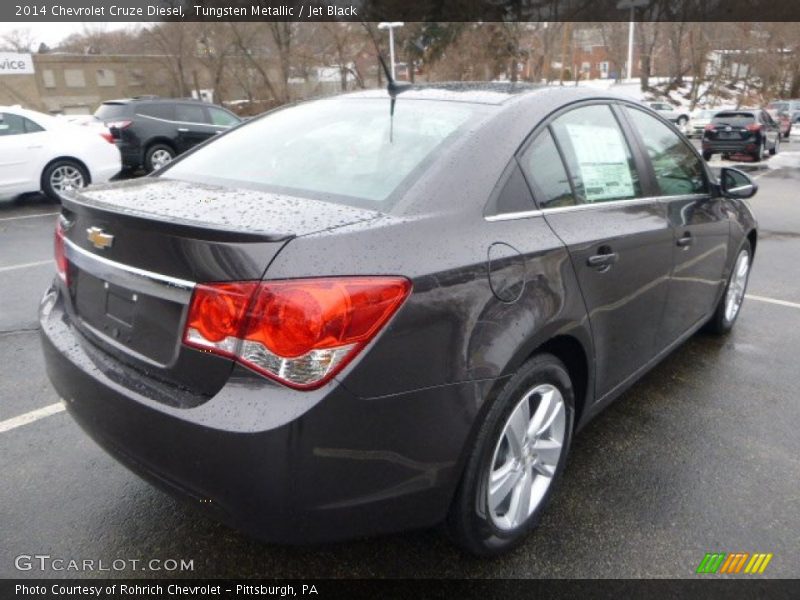 Tungsten Metallic / Jet Black 2014 Chevrolet Cruze Diesel