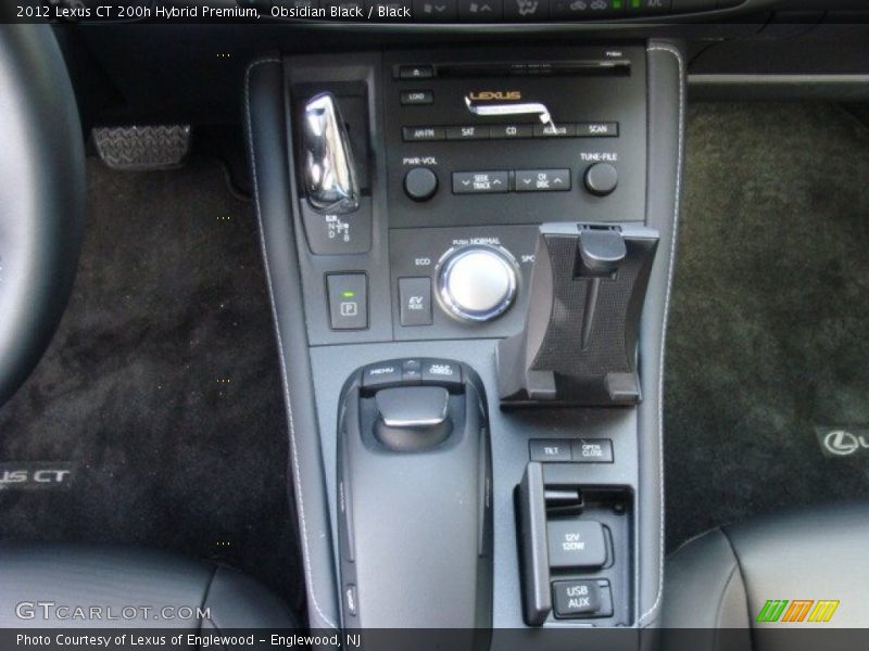 Obsidian Black / Black 2012 Lexus CT 200h Hybrid Premium