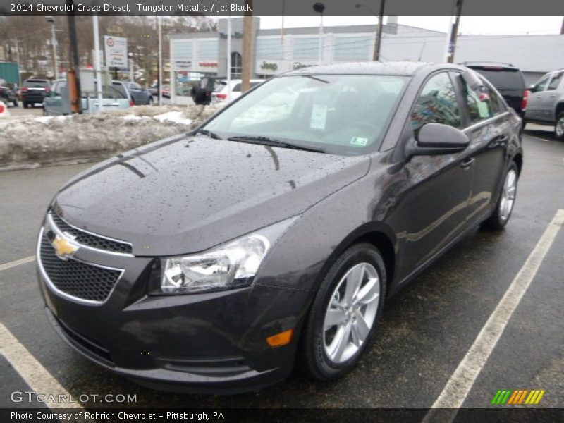 Tungsten Metallic / Jet Black 2014 Chevrolet Cruze Diesel