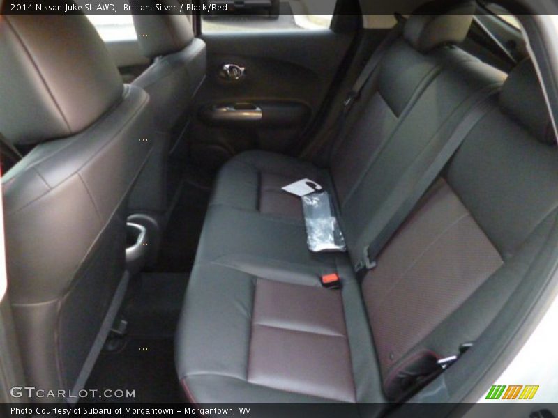 Rear Seat of 2014 Juke SL AWD