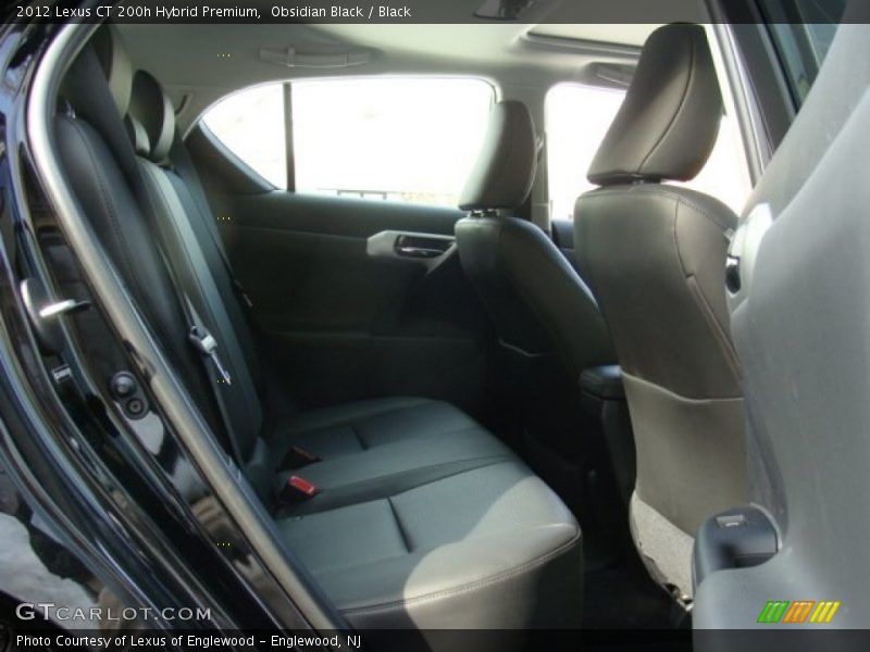 Obsidian Black / Black 2012 Lexus CT 200h Hybrid Premium