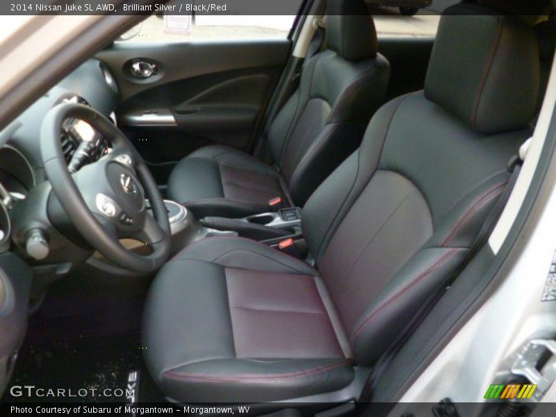 Front Seat of 2014 Juke SL AWD