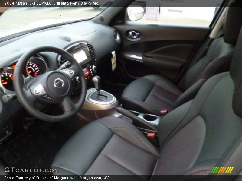 Black/Red Interior - 2014 Juke SL AWD 