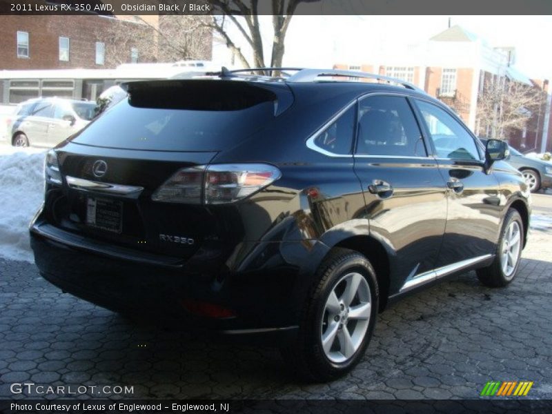 Obsidian Black / Black 2011 Lexus RX 350 AWD
