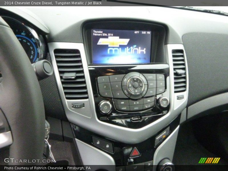 Tungsten Metallic / Jet Black 2014 Chevrolet Cruze Diesel