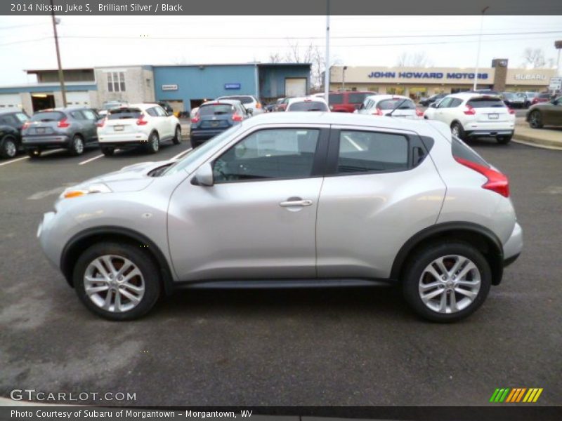 Brilliant Silver / Black 2014 Nissan Juke S