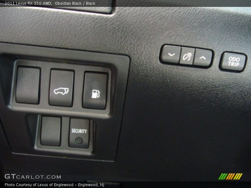 Obsidian Black / Black 2011 Lexus RX 350 AWD