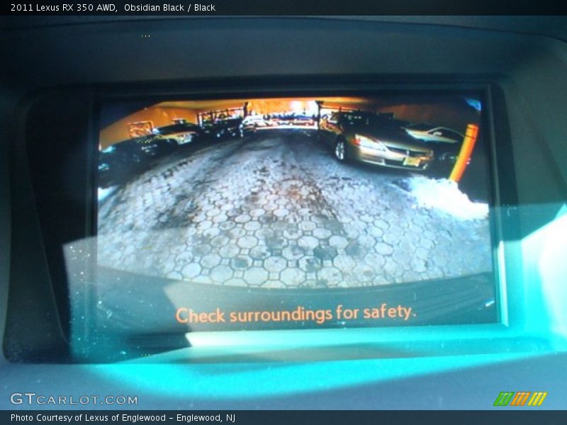 Obsidian Black / Black 2011 Lexus RX 350 AWD