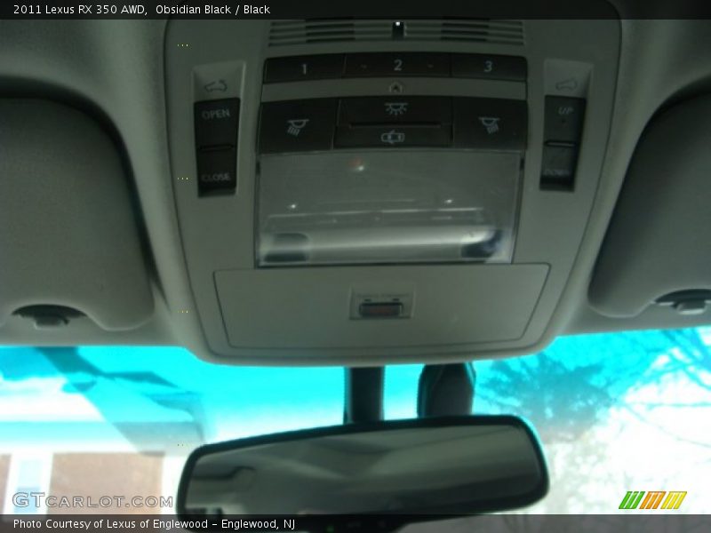 Obsidian Black / Black 2011 Lexus RX 350 AWD