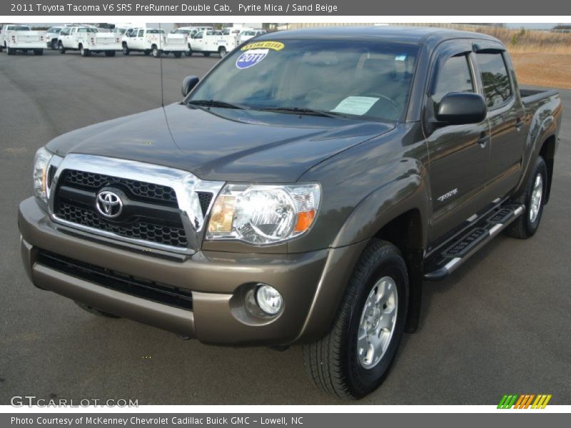 Pyrite Mica / Sand Beige 2011 Toyota Tacoma V6 SR5 PreRunner Double Cab
