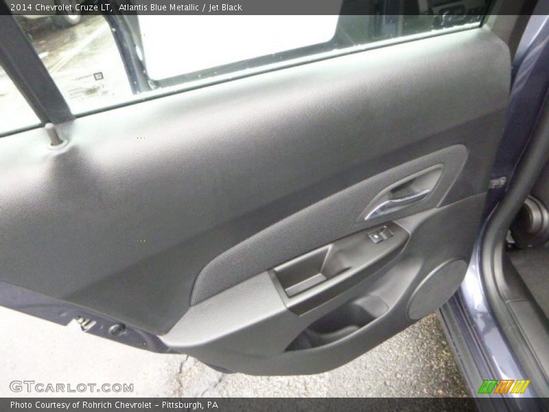 Atlantis Blue Metallic / Jet Black 2014 Chevrolet Cruze LT