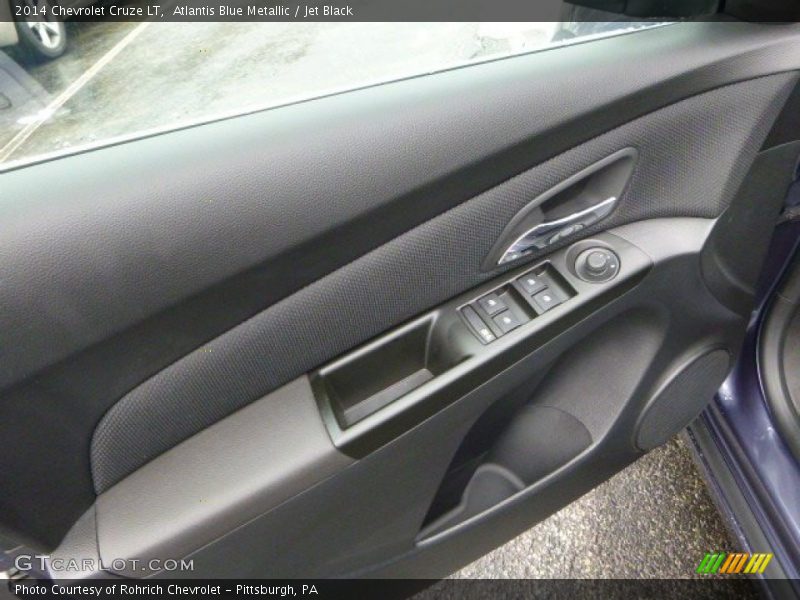 Atlantis Blue Metallic / Jet Black 2014 Chevrolet Cruze LT