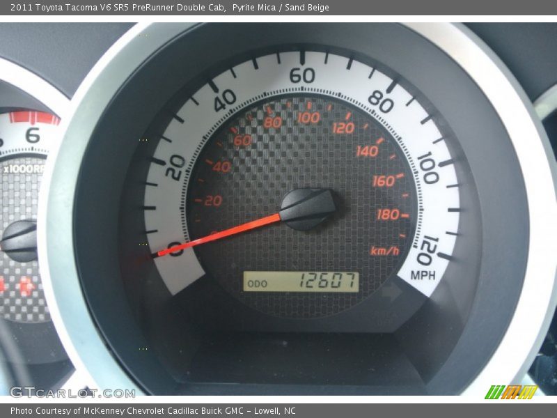 Pyrite Mica / Sand Beige 2011 Toyota Tacoma V6 SR5 PreRunner Double Cab