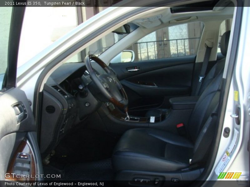 Tungsten Pearl / Black 2011 Lexus ES 350