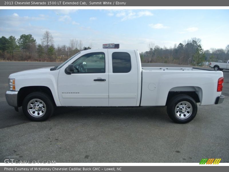 Summit White / Ebony 2013 Chevrolet Silverado 1500 LT Extended Cab