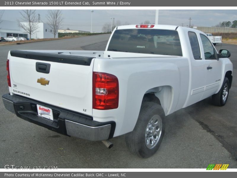 Summit White / Ebony 2013 Chevrolet Silverado 1500 LT Extended Cab