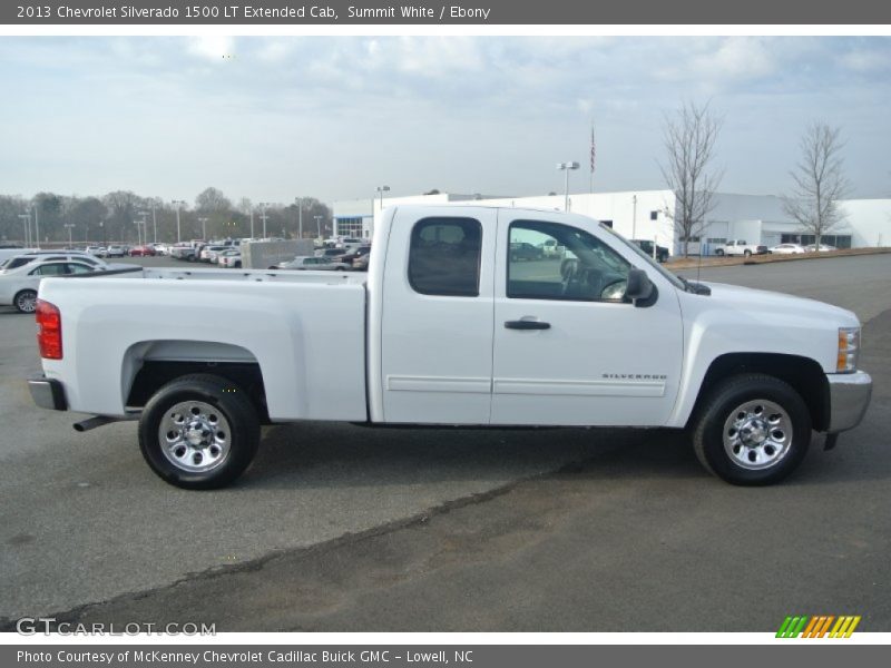 Summit White / Ebony 2013 Chevrolet Silverado 1500 LT Extended Cab