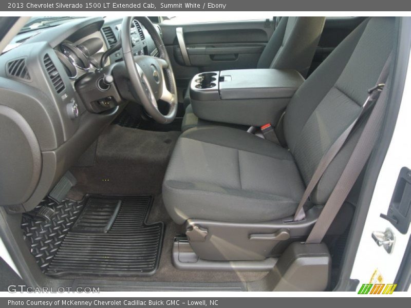 Summit White / Ebony 2013 Chevrolet Silverado 1500 LT Extended Cab
