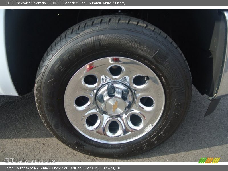 Summit White / Ebony 2013 Chevrolet Silverado 1500 LT Extended Cab