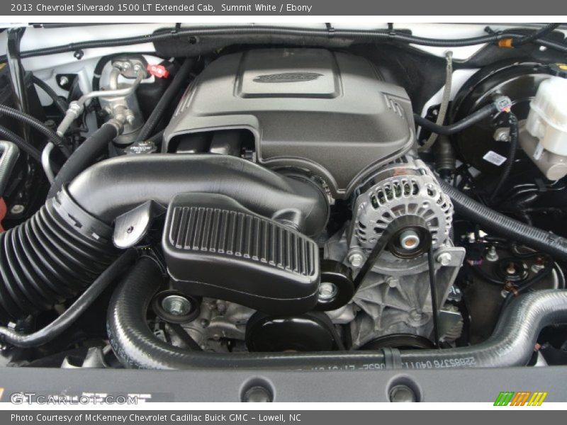 Summit White / Ebony 2013 Chevrolet Silverado 1500 LT Extended Cab