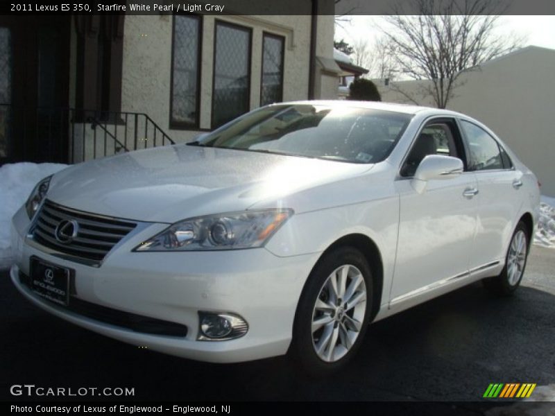 Starfire White Pearl / Light Gray 2011 Lexus ES 350