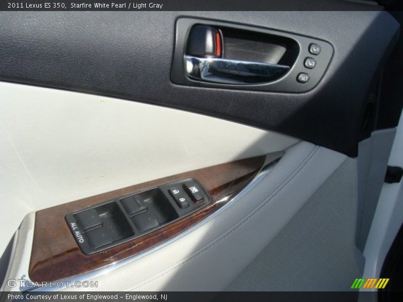 Starfire White Pearl / Light Gray 2011 Lexus ES 350