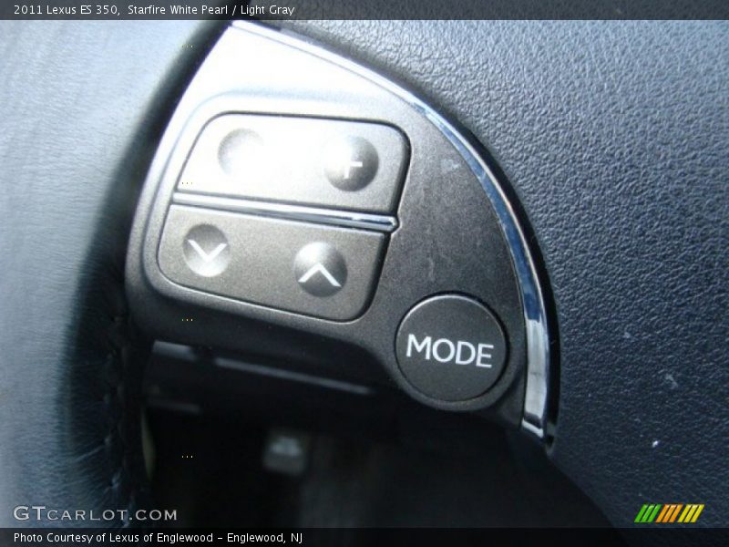 Starfire White Pearl / Light Gray 2011 Lexus ES 350