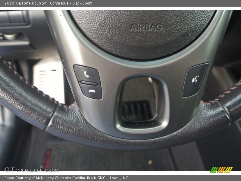 Corsa Blue / Black Sport 2010 Kia Forte Koup SX