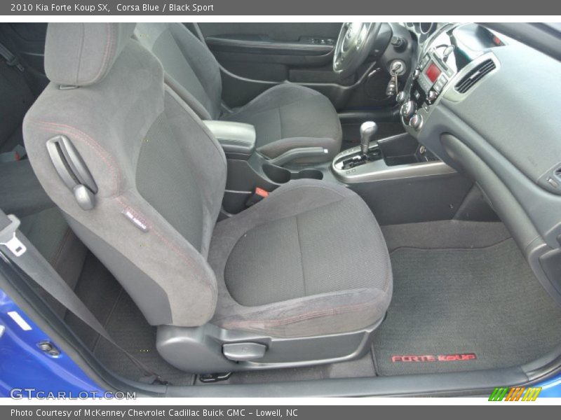 Corsa Blue / Black Sport 2010 Kia Forte Koup SX