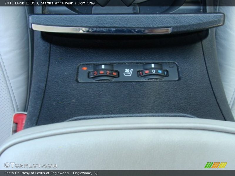 Starfire White Pearl / Light Gray 2011 Lexus ES 350