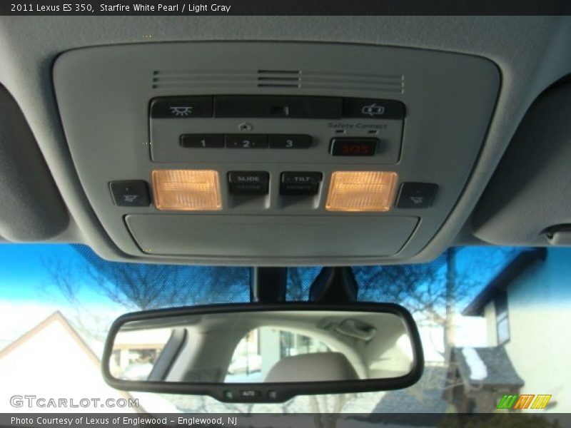 Starfire White Pearl / Light Gray 2011 Lexus ES 350