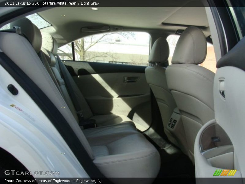 Starfire White Pearl / Light Gray 2011 Lexus ES 350