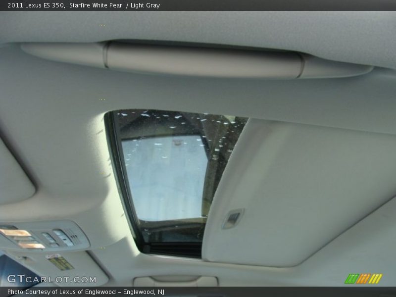 Starfire White Pearl / Light Gray 2011 Lexus ES 350