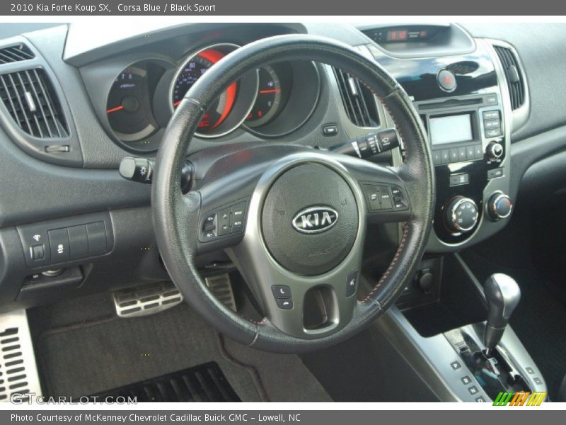 Corsa Blue / Black Sport 2010 Kia Forte Koup SX