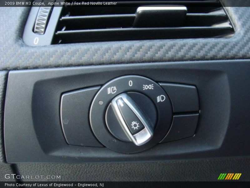 Alpine White / Fox Red Novillo Leather 2009 BMW M3 Coupe