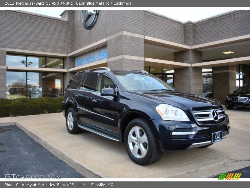Capri Blue Metallic / Cashmere 2012 Mercedes-Benz GL 450 4Matic