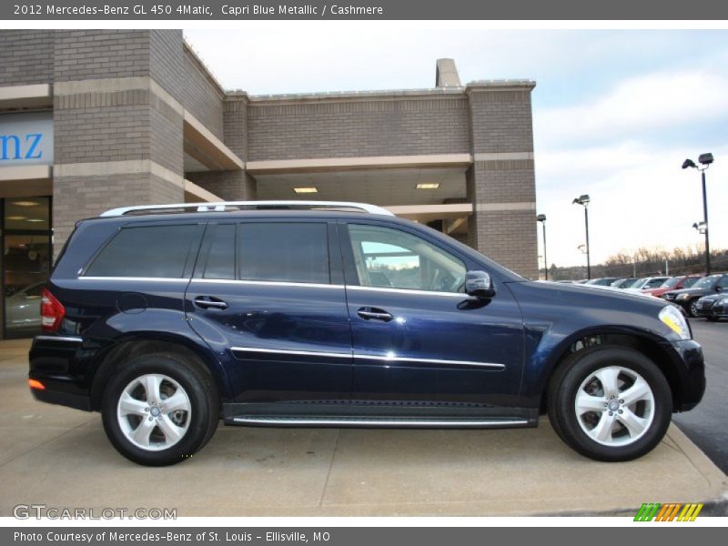 Capri Blue Metallic / Cashmere 2012 Mercedes-Benz GL 450 4Matic