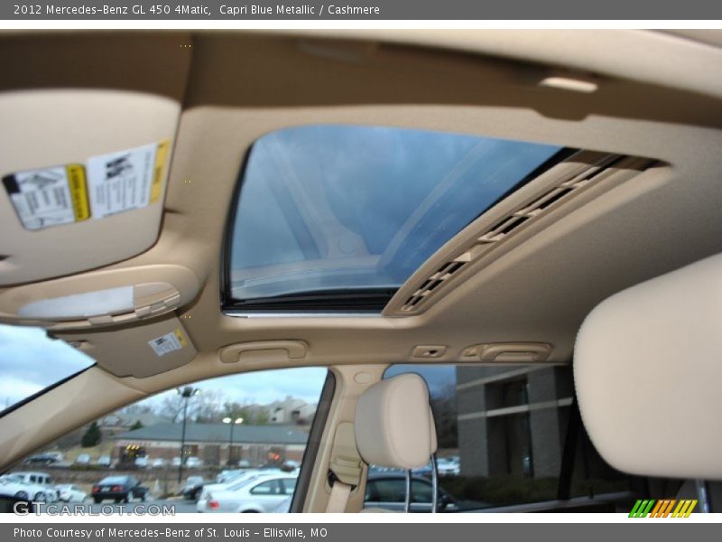 Capri Blue Metallic / Cashmere 2012 Mercedes-Benz GL 450 4Matic
