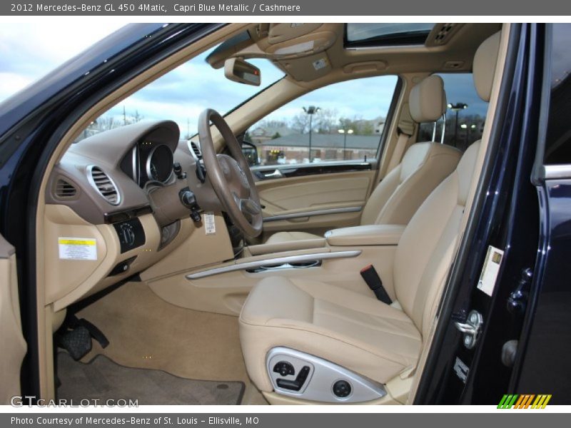 Capri Blue Metallic / Cashmere 2012 Mercedes-Benz GL 450 4Matic