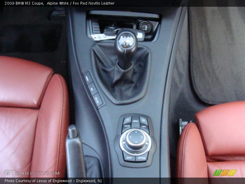 Alpine White / Fox Red Novillo Leather 2009 BMW M3 Coupe