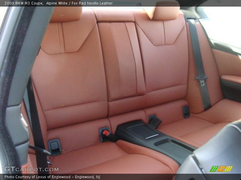 Alpine White / Fox Red Novillo Leather 2009 BMW M3 Coupe