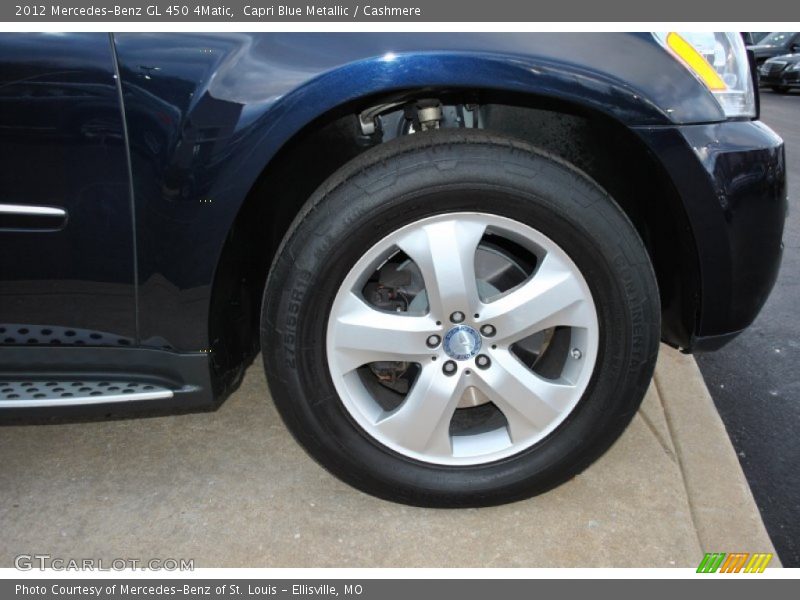 Capri Blue Metallic / Cashmere 2012 Mercedes-Benz GL 450 4Matic