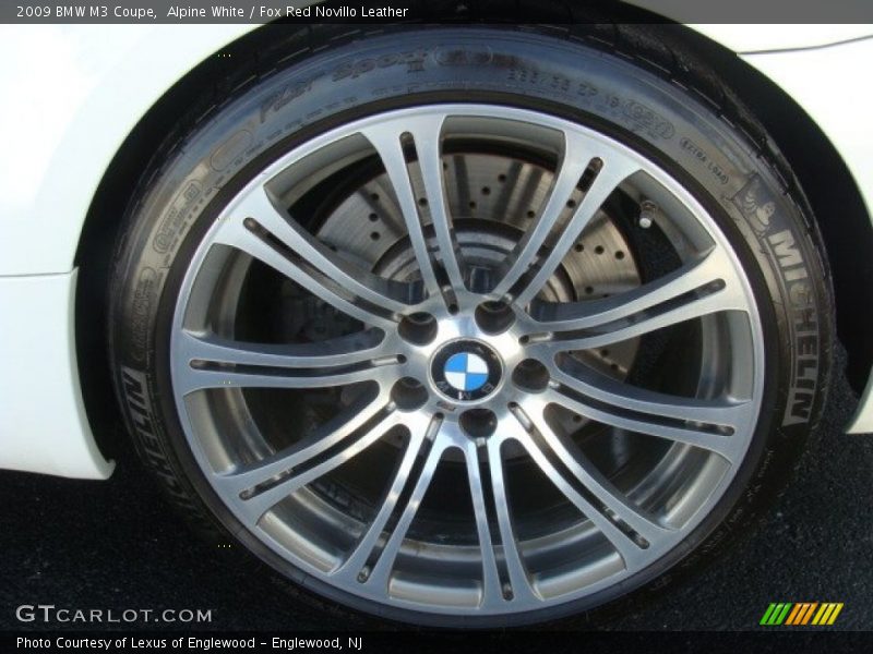 Alpine White / Fox Red Novillo Leather 2009 BMW M3 Coupe
